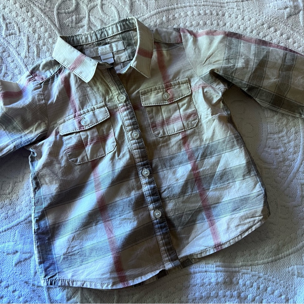 BURBERRY BABY Button Down Shirt